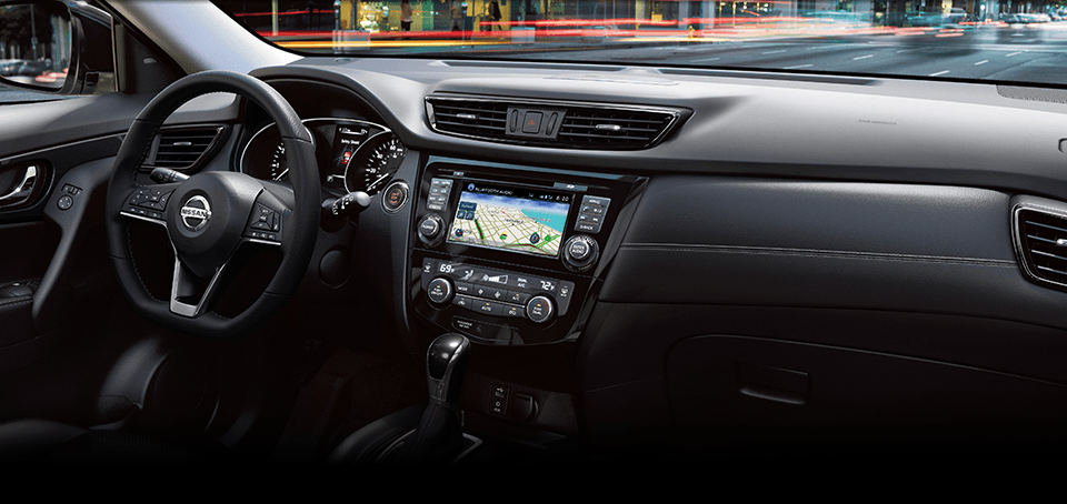 Technology Features in 2017 Nissan Rogue, NissanConnectSM Display