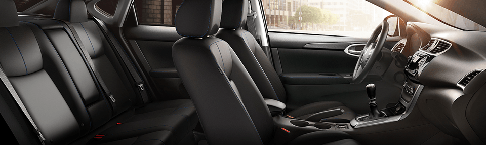 Grey Interior of 2017 Nissan Sentra, Nissan Sentra Specials near Gallatin, TN.