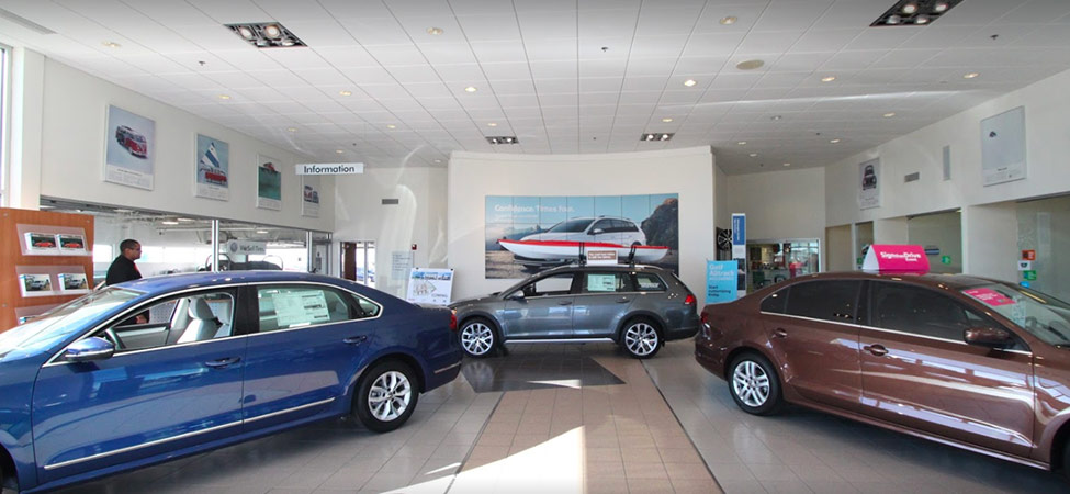 Baxter Volkswagen Westroads interior dealership image