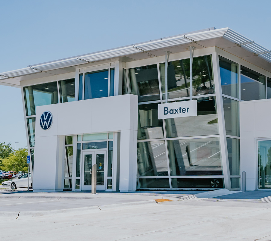 baxter vw exterior shot